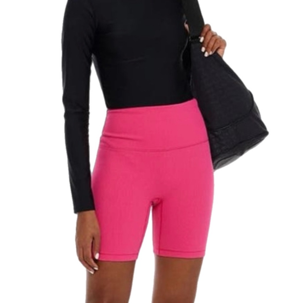 Solid & Striped Sport High Tide High Waist Ribbed Bike Shorts